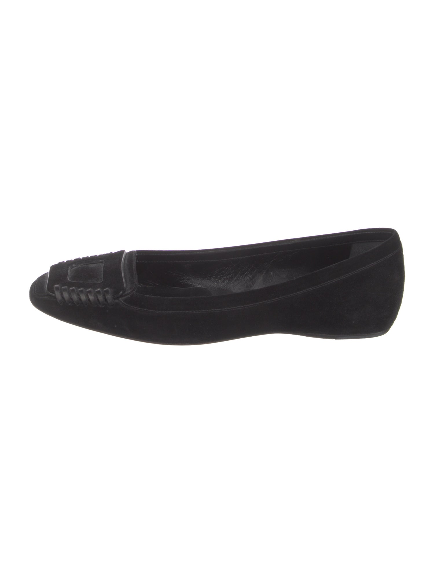 Roger Vivier Suede Flats