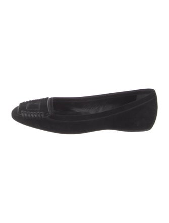 Roger Vivier Suede Flats