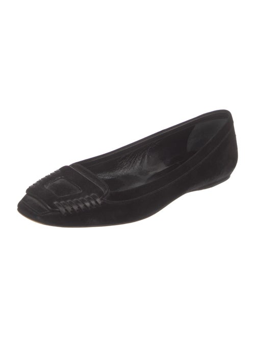 Roger Vivier Suede Flats