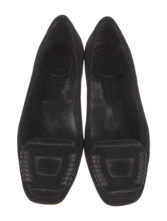 Roger Vivier Suede Flats
