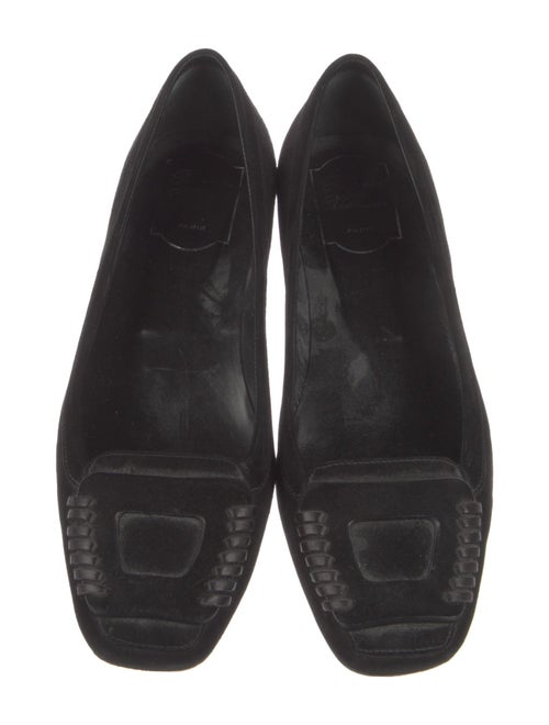 Roger Vivier Suede Flats