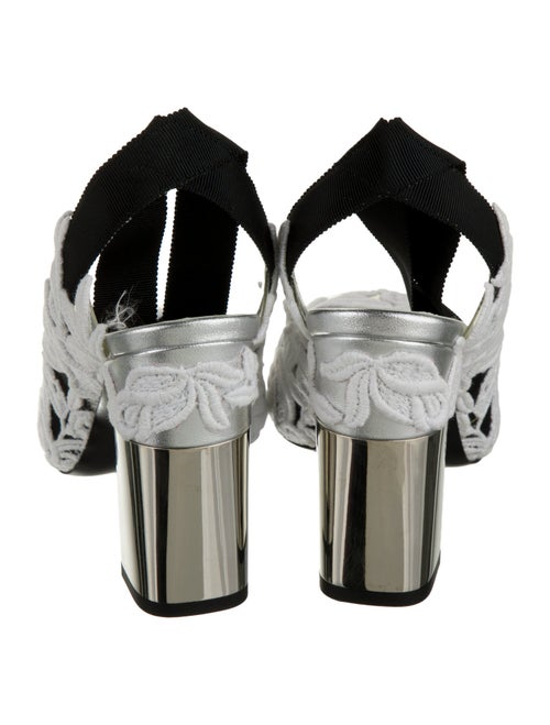 Roger Vivier PVC Lace Pattern Sandals