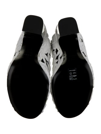 Roger Vivier PVC Lace Pattern Sandals