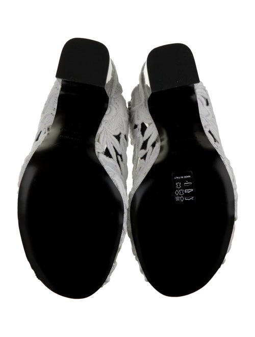 Roger Vivier PVC Lace Pattern Sandals