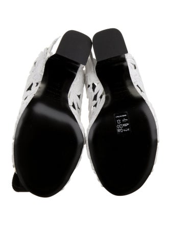 Roger Vivier PVC Lace Pattern Sandals