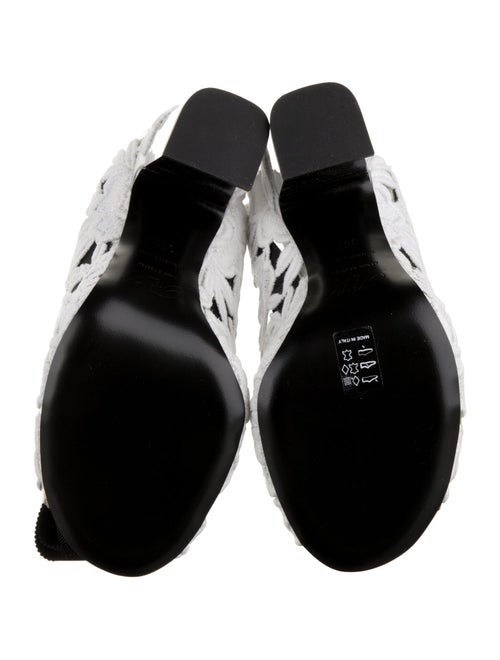 Roger Vivier PVC Lace Pattern Sandals