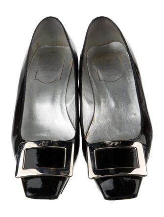 Roger Vivier Patent Leather Flats