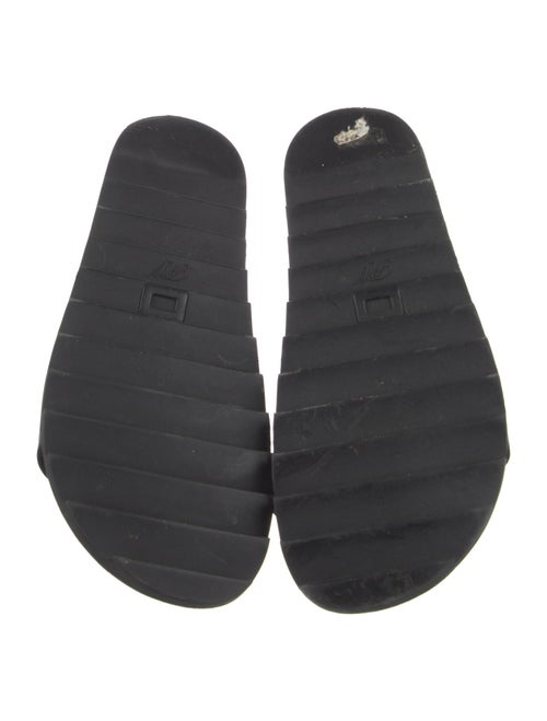 Roger Vivier Leather Printed Slides