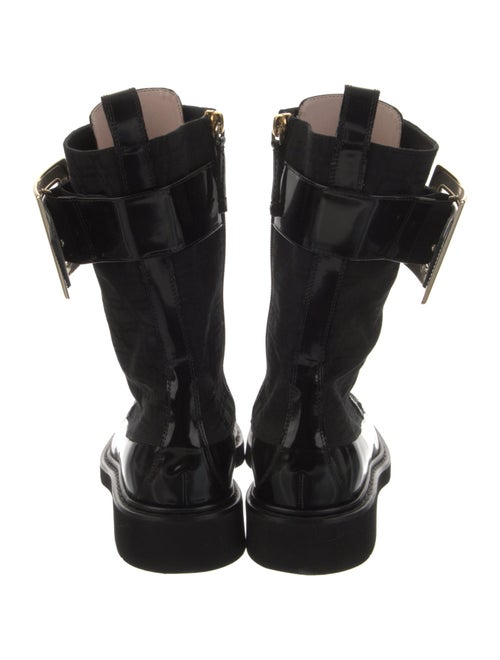 Roger Vivier Leather Combat Boots