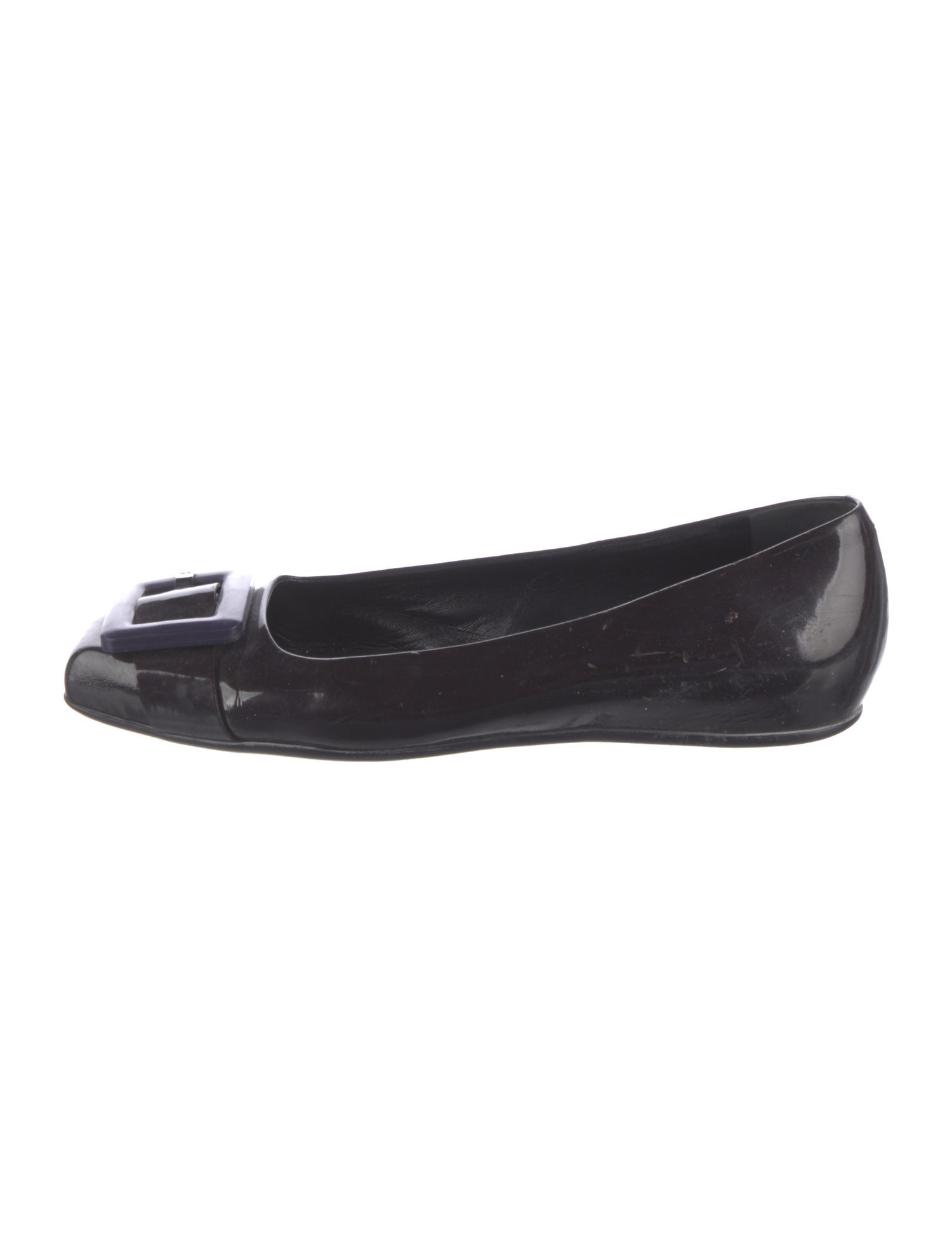 Roger Vivier Patent Leather Flats