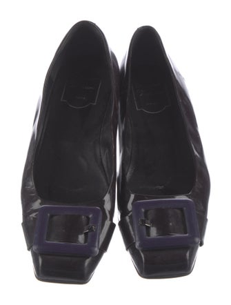 Roger Vivier Patent Leather Flats