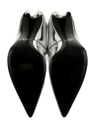 Roger Vivier Patent Leather Scalloped Accent Pumps