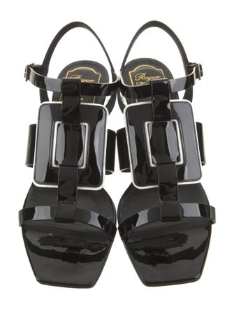 Roger Vivier Patent Leather Gladiator Sandals