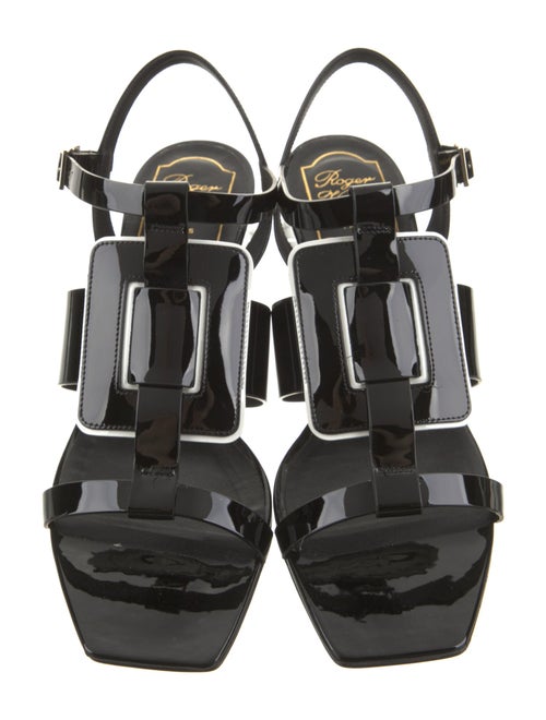 Roger Vivier Patent Leather Gladiator Sandals