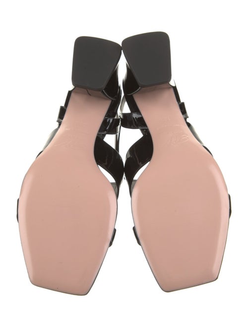 Roger Vivier Patent Leather Gladiator Sandals