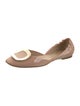 Roger Vivier Patent Leather D'Orsay Flats
