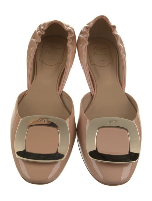 Roger Vivier Patent Leather D'Orsay Flats