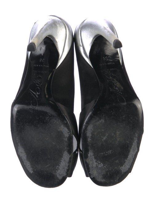 Roger Vivier Satin Crystal Embellishments Pumps