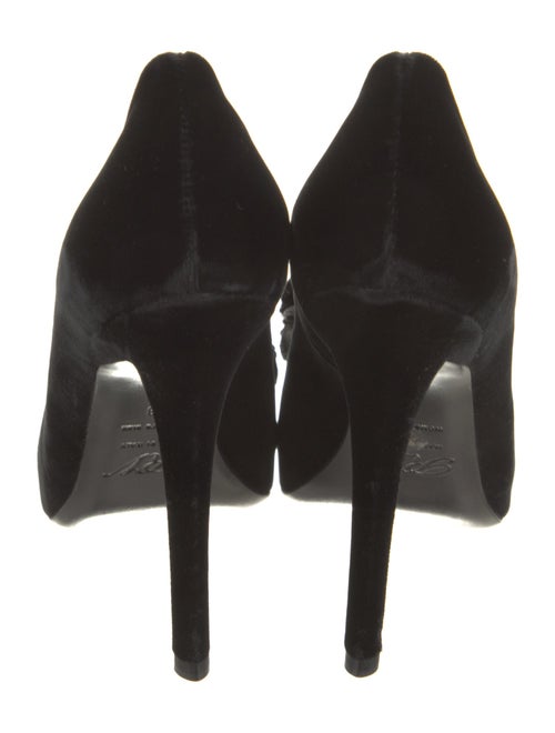 Roger Vivier Velvet Glitter Accents Pumps
