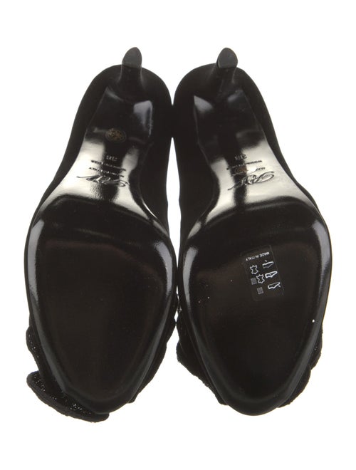 Roger Vivier Velvet Glitter Accents Pumps