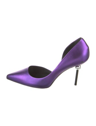 Roger Vivier Leather D'Orsay Pumps