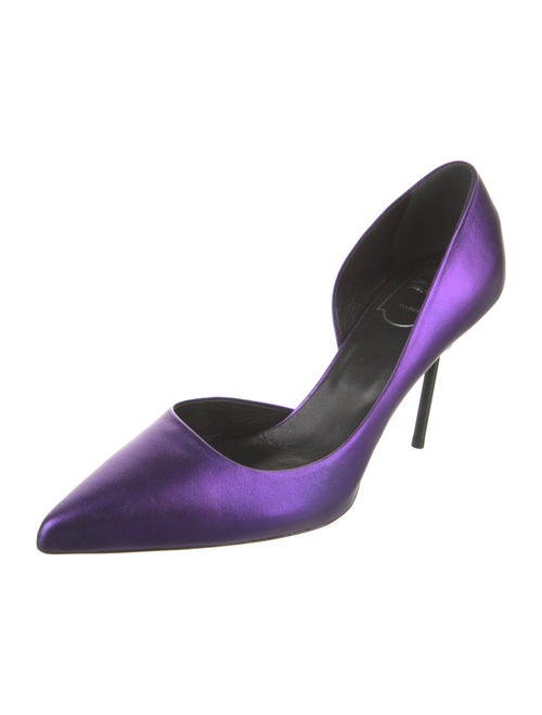 Roger Vivier Leather D'Orsay Pumps