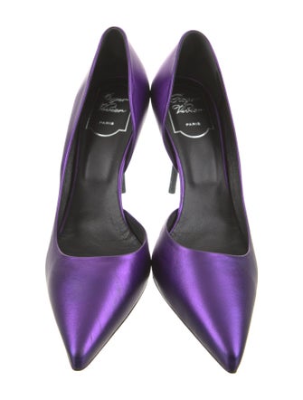 Roger Vivier Leather D'Orsay Pumps