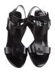Roger Vivier Patent Leather T-Strap Sandals