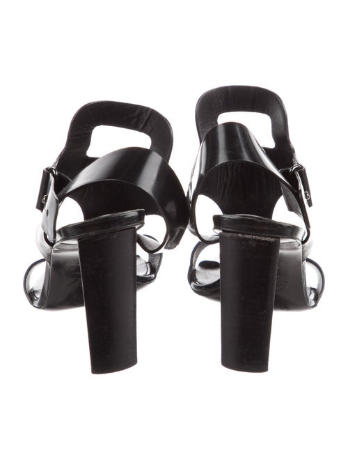 Roger Vivier Patent Leather T-Strap Sandals