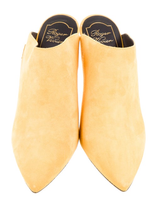 Roger Vivier Suede Mules