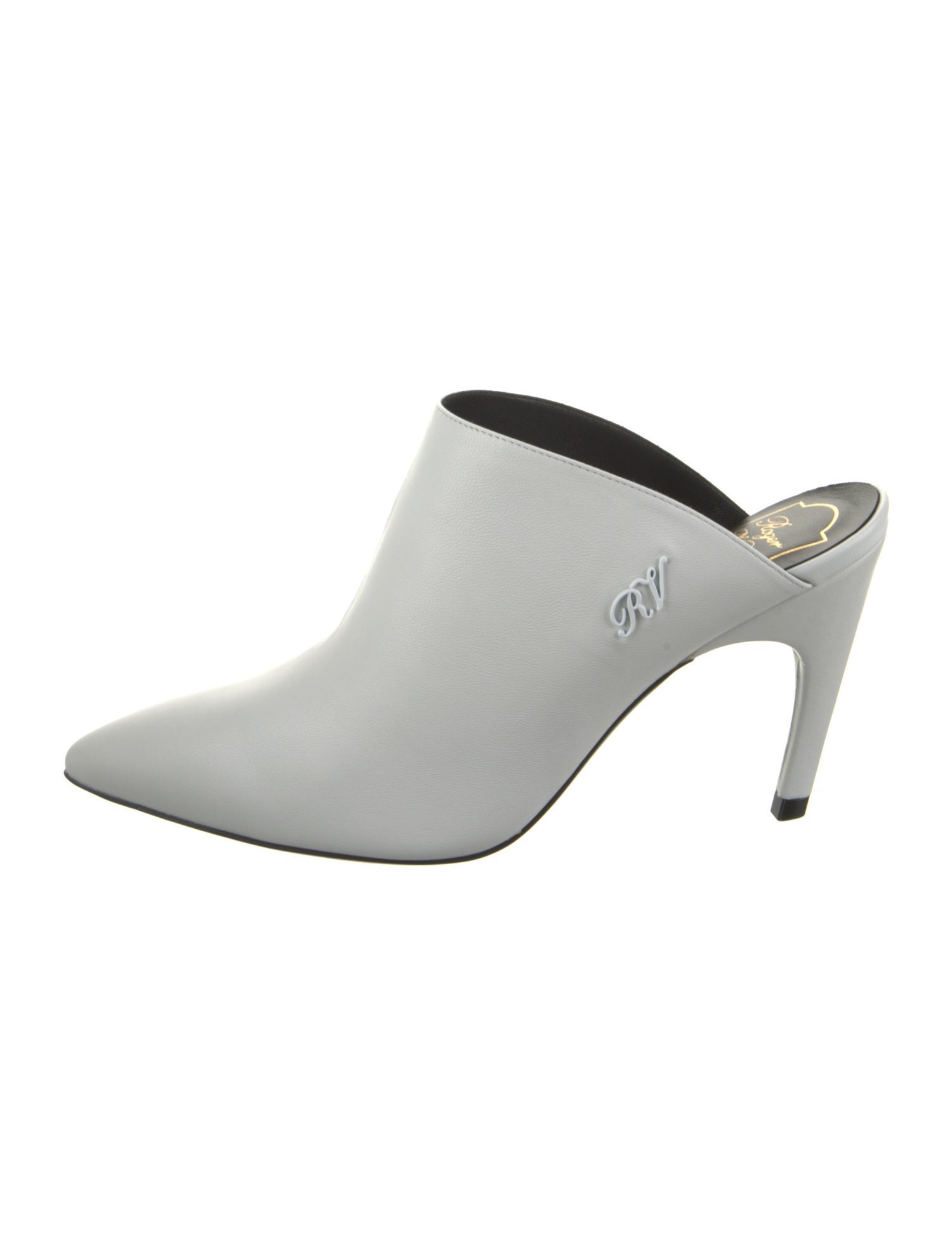 Roger Vivier Leather Mules