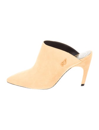 Roger Vivier Suede Mules