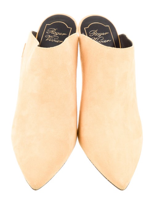 Roger Vivier Suede Mules