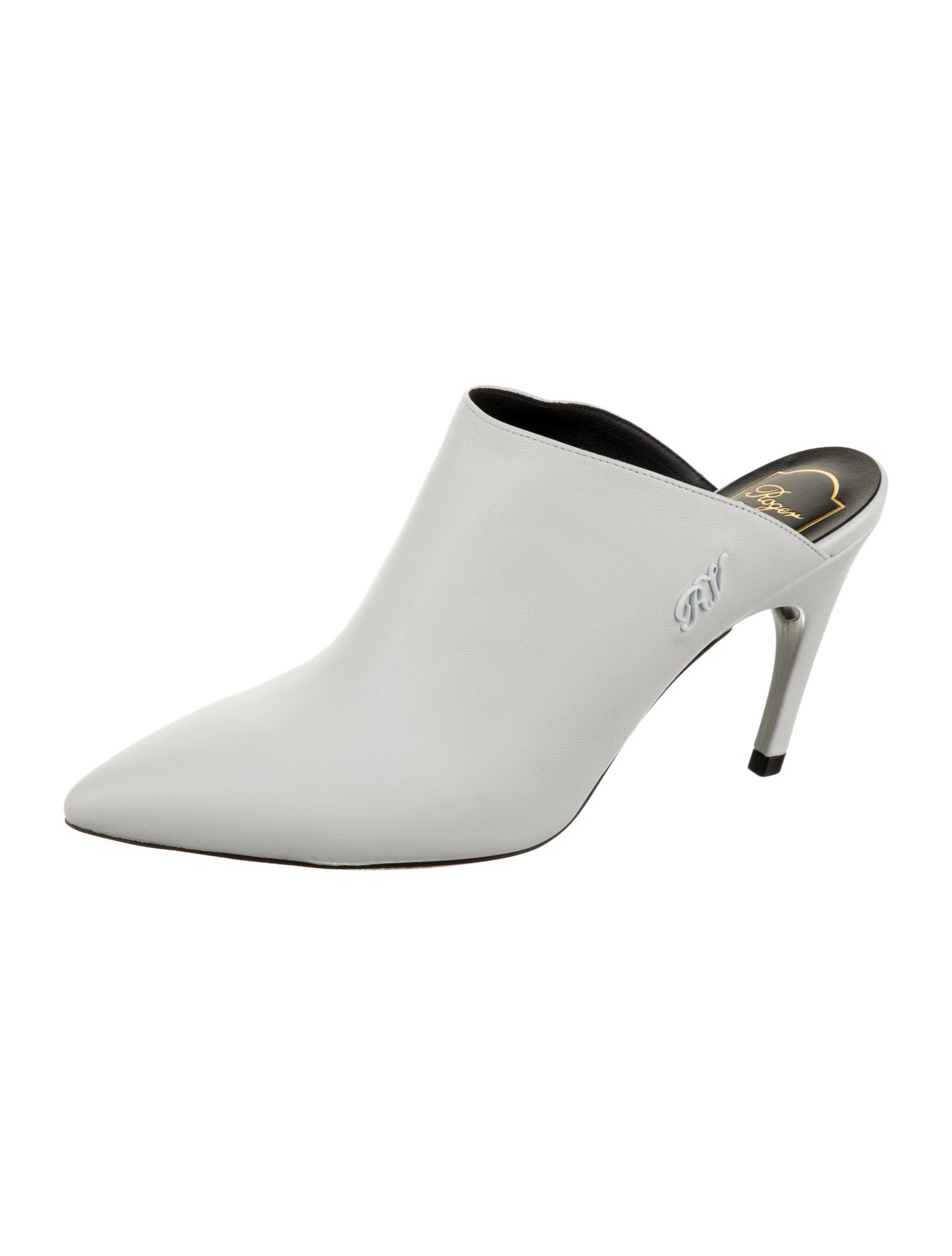 Roger Vivier Leather Mules