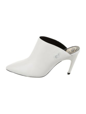 Roger Vivier Leather Mules