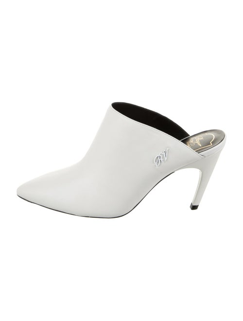 Roger Vivier Leather Mules