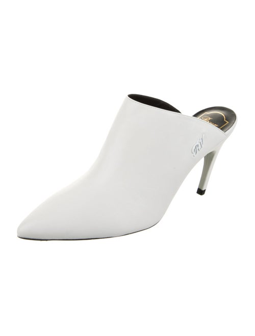 Roger Vivier Leather Mules