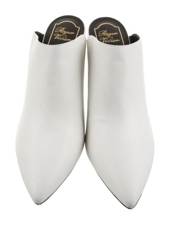Roger Vivier Leather Mules