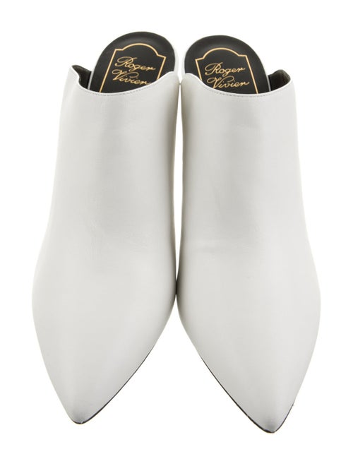 Roger Vivier Leather Mules