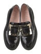 Roger Vivier Leather Crystal Embellishments Loafers