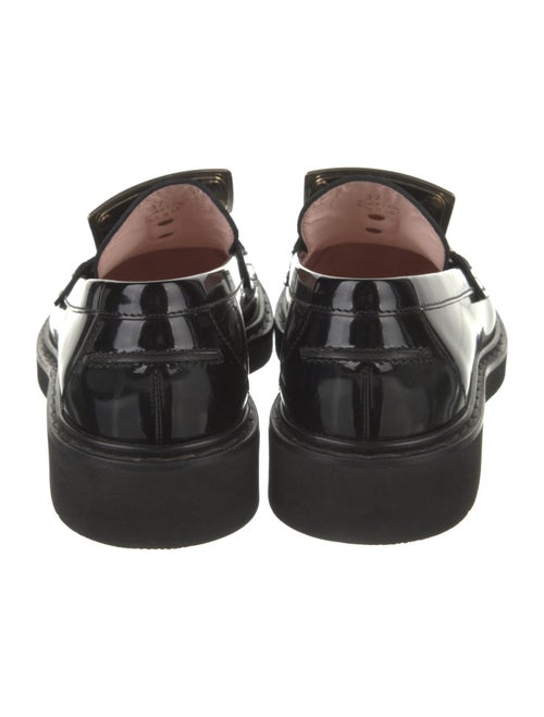 Roger Vivier Leather Crystal Embellishments Loafers