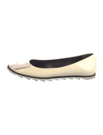 Roger Vivier Patent Leather Ballet Flats