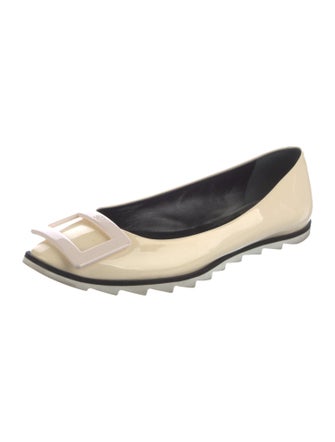 Roger Vivier Patent Leather Ballet Flats