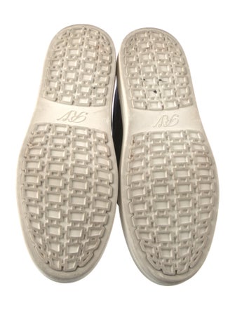 Roger Vivier Satin Crystal Embellishments Sneakers