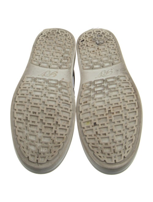 Roger Vivier Patent Leather Crystal Embellishments Sneakers