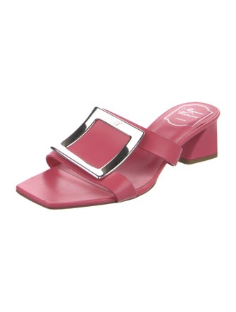 Roger Vivier Leather Slides