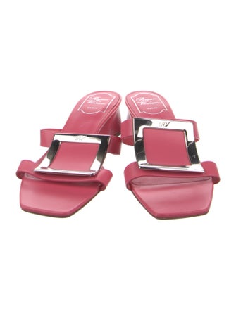 Roger Vivier Leather Slides