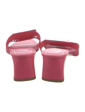 Roger Vivier Leather Slides