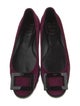 Roger Vivier Suede Flats
