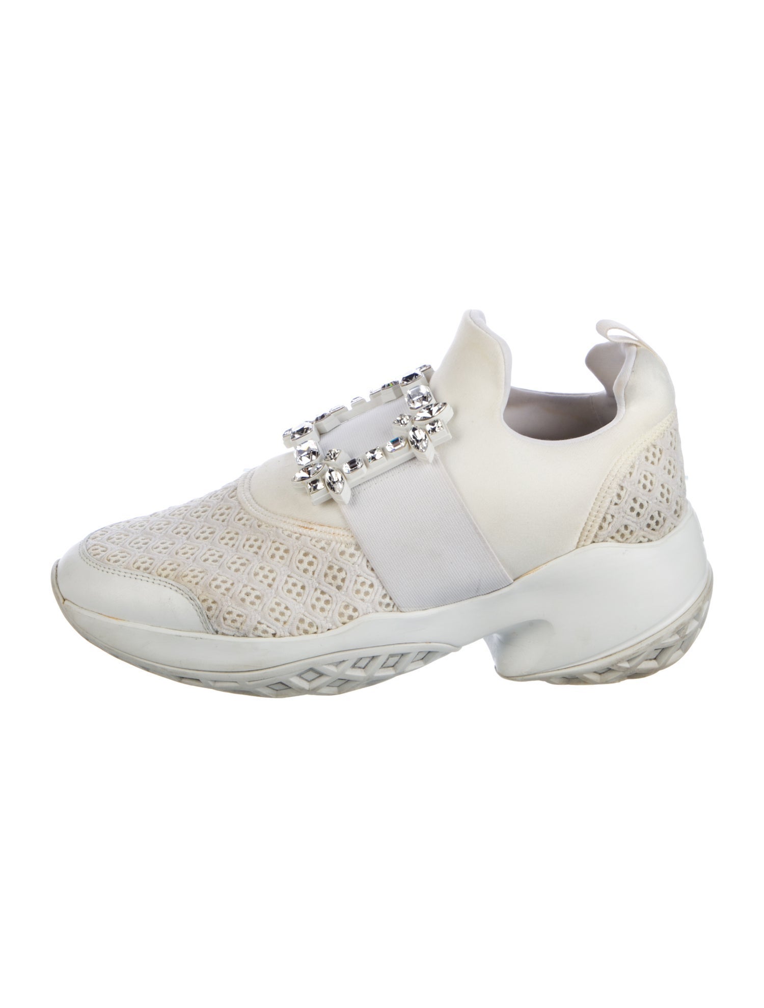 Roger Vivier Crystal Embellishments Sneakers